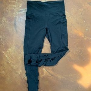 Crisscross Detail Athletic Leggings